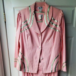 Classy Pink 3 Piece Suit